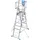 telescoop-platformladder,bordes HxBxD 150x500x600mm
