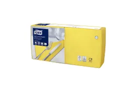 Tork 477862 Soft Lunchservet Advanced Geel 33x33cm