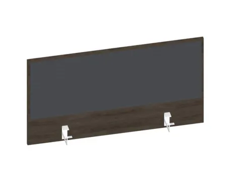 baliepaneel bureau aanbouw achter bruin hickory BN8010-antraciet 1000m