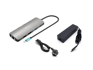 USB-C Metal Nano 2x Display Docking Station with PD 100 W + Charger 10 - 5