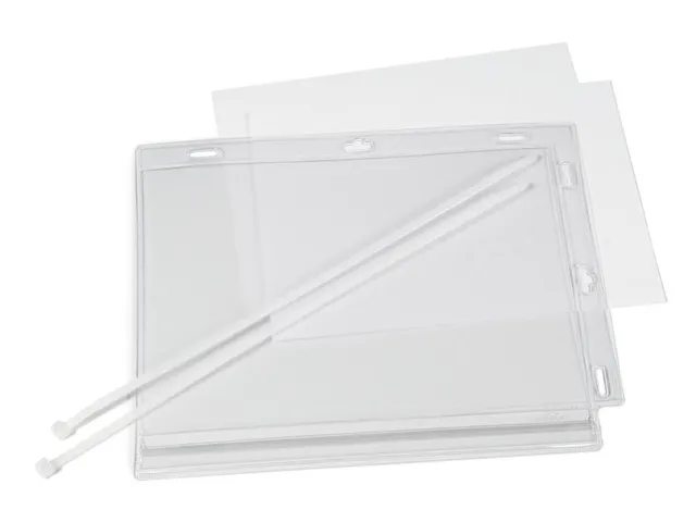 DURABLE waterbestendige infohoes A5 met kabelbinders