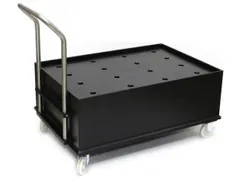 Verrijdbare Opvangbak Hdpe Hxbxd 1080x870x1420mm 2x220l Pe Plaatplaat