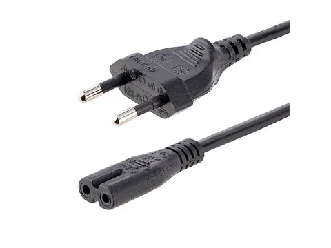 Laptop Stroomkabel 1 Meter EU Plug naar C7 2.5A 250V 18AWG