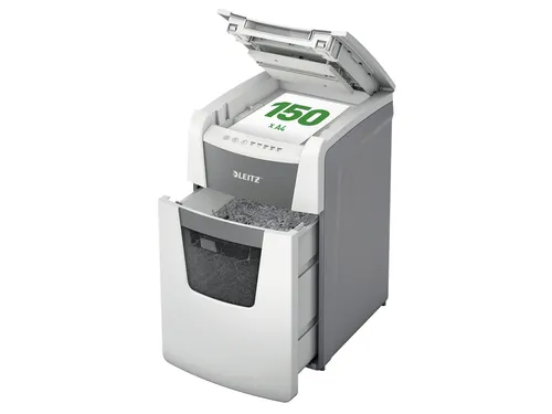 Papiervernietiger Leitz IQ Auto+ Office 150 P-5 snippers 2x15mm
