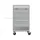 Mobiele roldeurkast 1813x1005x691mm 4xStalen bodem cil.-slot Duifblauw