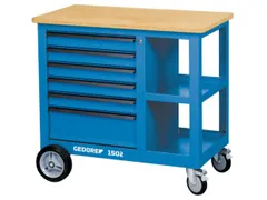 GEDORE 1502 Verrijdbare werkbank met 6laden
