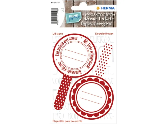Keuken Etiket Herma 15446 New Look Rood 3 vel