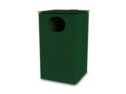 afvalbak,HxBxD 537x325x388mm,afvalbak inhoud 35l,romp staal RAL6005