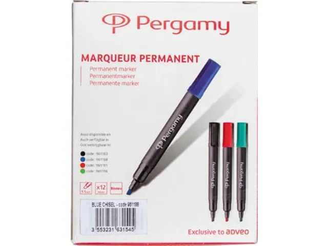 Permanent Marker Met Beitelpunt, Groen