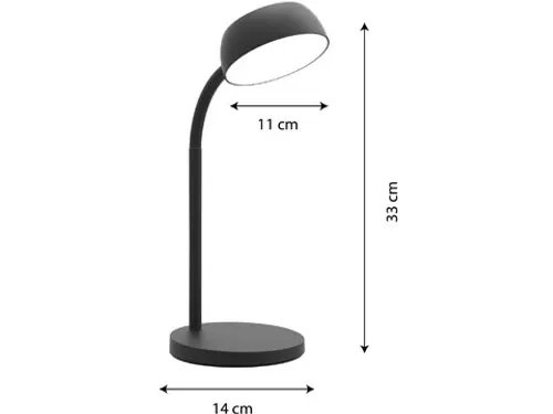 bureaulamp Tamy, zwart