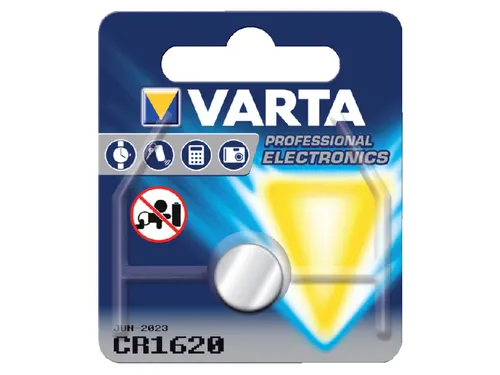 Batterij Varta knoopcel CR1620 lithium 3V blister à 1 stuk