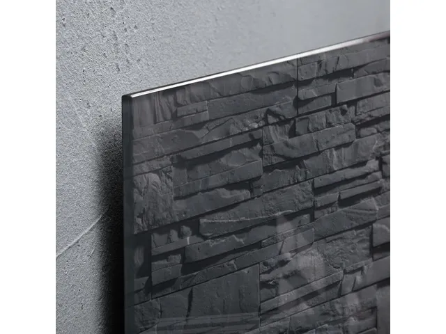 Glasmagneetbord Sigel Artverum 480x480x15mm leisteen