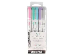 MILDLINER markeerstift Favorites 5 x assorti kleuren dubbele punt