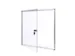 Vitrine murale intérieur MAULextraslim tableau blanc 6x A4 avec serru