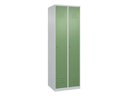 locker voor scheiding van kleding,HxBxD 1850x600x500mm,2vak