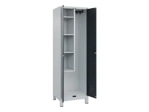 schoonmaakkast,HxBxD 1950x600x500mm,links 4vakken
