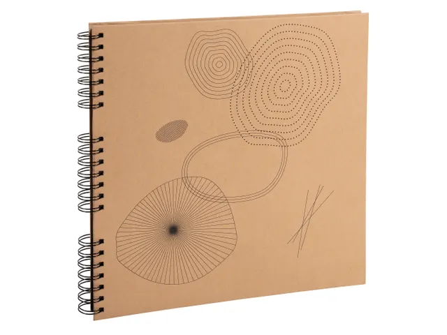 Fotoalb spir 60p.zwr t 32x32cm ETERNECO