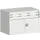 ladekast HxBxD 700x1050x750mm 2laden RAL7035 front RAL7035