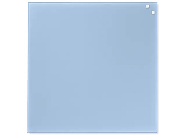 Tableau magnétique verre Naga 45x45cm bleu clair