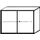 kantoorkast HxBxD 770x1000x430mm romp antraciet decor front onyxgrijs