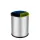 Ronde Afvalscheidingsbak Open Top 3x3.5 Liter Mat RVS