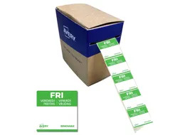 Etiket Avery HACCP vrijdag groen 40x56mm 500 stuks