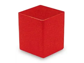 Inzetbak HxLxB 63x54x54mm Polystyreen Rood 50 stuks - 1