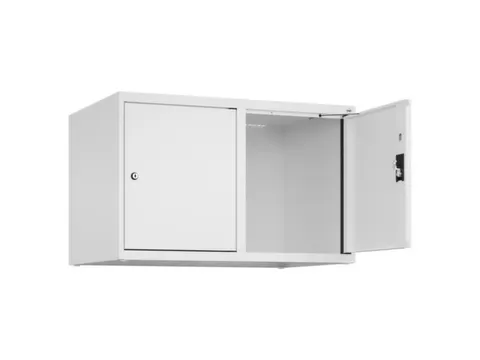 opzetkast,v. locker,2vak.,vak B 400mm,HxBxD 500x800x500mm,cilinderslot