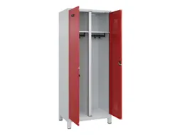 locker voor scheiding van kleding,HxBxD 1950x800x500mm,2vak