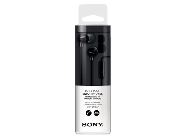 Oortelefoon Sony EX15AP basic zwart