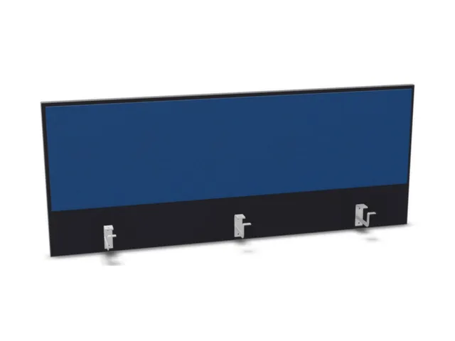 opzetpaneel bureau aanbouw achter B 1400mm CC-zwart BN6016-blauw