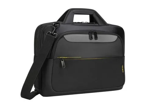 Citygear 12-14 Inch topload Laptoptas Zwart Polyester