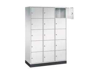 grootvolume-lockersysteem,RAL 7035,HxBxD 1950x1220x500mm,3x5vakken - 1