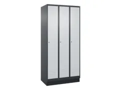 locker voor scheiding van kleding,HxBxD 1950x900x500mm,3vak
