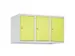 armoire superposable,p. Armoire vestiaire,3compart.