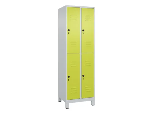 dubbeldekse locker,HxBxD 1950x600x500mm,2x2vak.,vak B 300mm