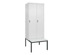 locker voor scheiding van kleding,HxBxD 2120x800x815mm,2vak