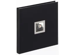 Fotoalbum walther design Black&White 30x30cm 25 vel zwart