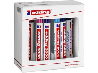 Viltstift edding 3000 rond assorti 1.5-3mm set à 10 stuks - 1