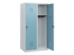 schoollocker,HxBxD 1530x800x500mm,2vak,vak B 400mm,draaigrendel