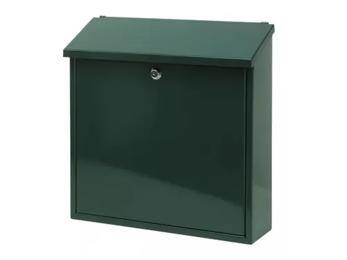 Wandbrievenbus 37cm Groen Staal