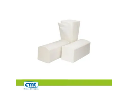 CMT Handdoekpapier I-vouw Eco Cellulose 2-laags Wit 22x32cm 3200 Stuks