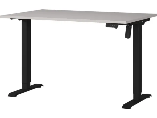Elektrisch ihv bureau,HxBxD 710-1190x1200x800mm,blad decor kasjmier