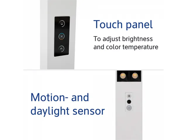 Staande Led-lamp MAULsirius colour vario sensor Dimbaar Wit