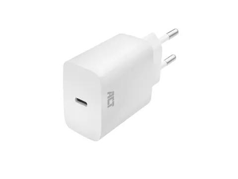 Oplader ACT USB-C 1-poort 20W Power Delivery