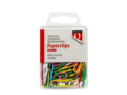 Paperclip Quantore 28mm 100 stuks assorti