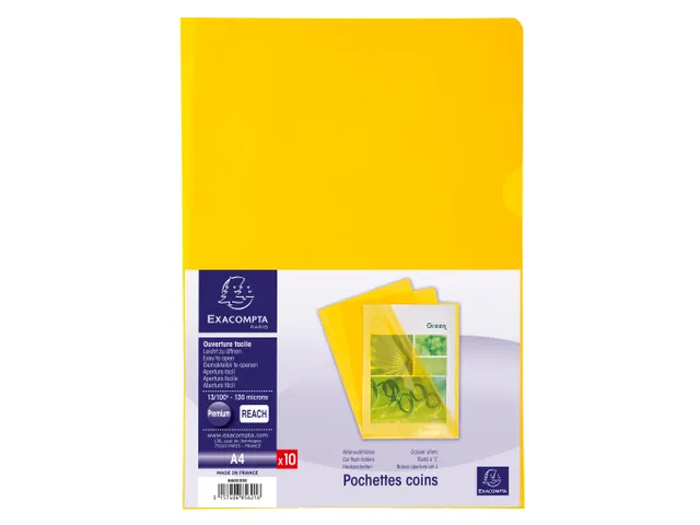 PK 10 L-map glad PVC 13/100 A4 geel