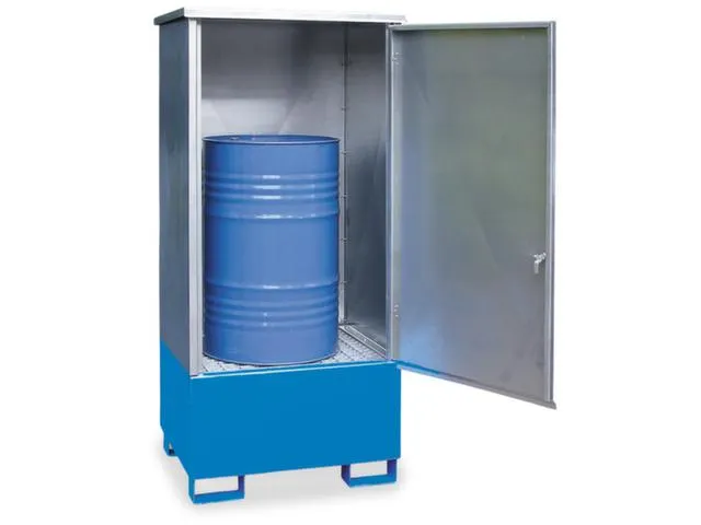 Vatenkast Staal Hxbxd 1900X900X750Mm 1X200L Opvangvol. 220L