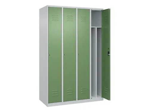 locker voor scheiding van kleding,HxBxD 1850x1200x500mm,4vak