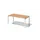 In hoogte verstelbaar bureau,HxBxD 650-850x1600x800mm,blad beuken